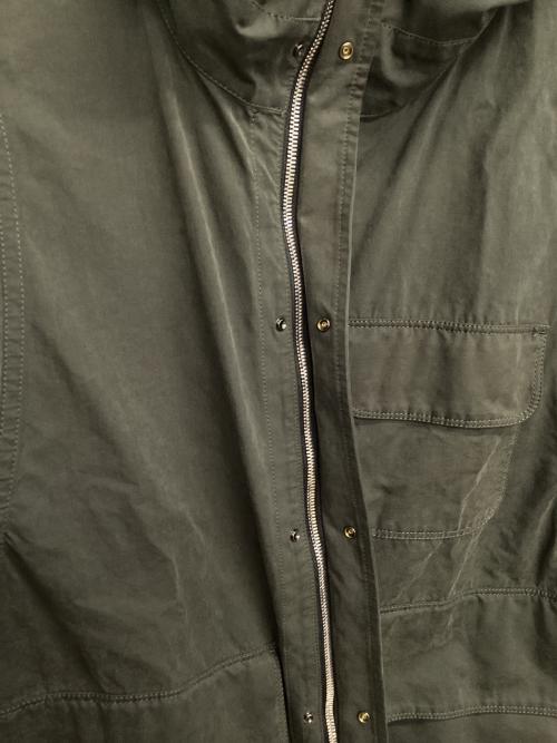 IRENISA（イレニサ）IRENISA (イレニサ) MODIFIED SLEEVE ZIP BLOUSON ダークグレー サイズ:3の古着・服飾アイテム