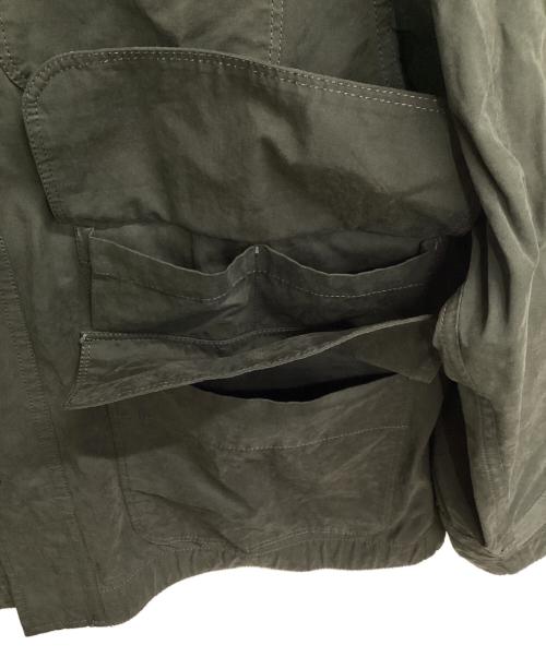 IRENISA（イレニサ）IRENISA (イレニサ) MODIFIED SLEEVE ZIP BLOUSON ダークグレー サイズ:3の古着・服飾アイテム