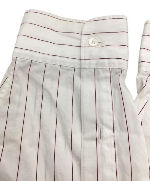 Graphpaper（グラフペーパー）Graphpaper (グラフペーパー) THOMAS MASON (トーマスメイソン) 長袖シャツ レッド×ホワイト サイズ:Freeの古着・服飾アイテム