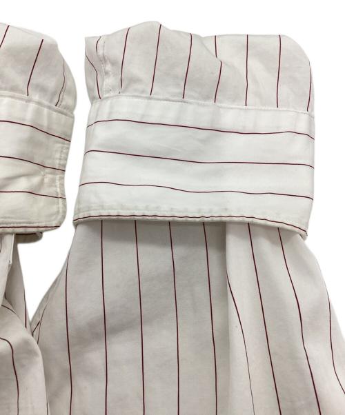 Graphpaper（グラフペーパー）Graphpaper (グラフペーパー) THOMAS MASON (トーマスメイソン) 長袖シャツ レッド×ホワイト サイズ:Freeの古着・服飾アイテム