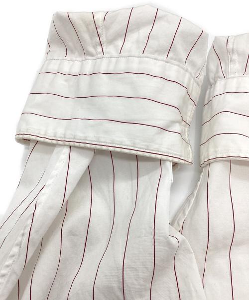 Graphpaper（グラフペーパー）Graphpaper (グラフペーパー) THOMAS MASON (トーマスメイソン) 長袖シャツ レッド×ホワイト サイズ:Freeの古着・服飾アイテム