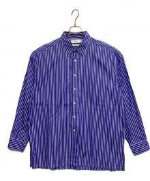 Graphpaper×THOMAS MASON（グラフペーパー×トーマスメイソン）の古着「長袖シャツ」｜ホワイト×ブルー