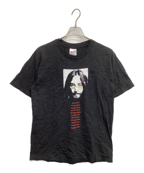 Hanes（ヘインズ）Hanes (ヘインズ) 半袖カットソー ブラック サイズ:Ｌの古着・服飾アイテム