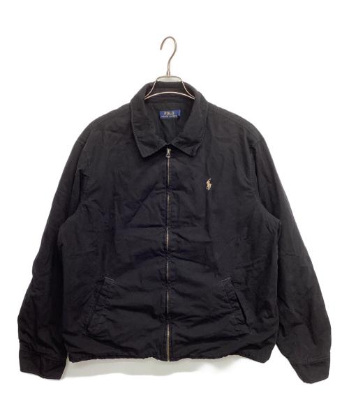 POLO RALPH LAUREN（ポロ・ラルフローレン）POLO RALPH LAUREN (ポロ・ラルフローレン) スイングトップ ブラック サイズ:ＸＬの古着・服飾アイテム