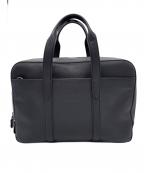 COACHコーチ）の古着「Metropolitan Soft Brief In Refined Pebble Leather」｜ブラック