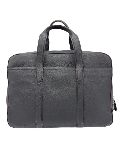 COACH（コーチ）COACH (コーチ) Metropolitan Soft Brief In Refined Pebble Leather ブラックの古着・服飾アイテム