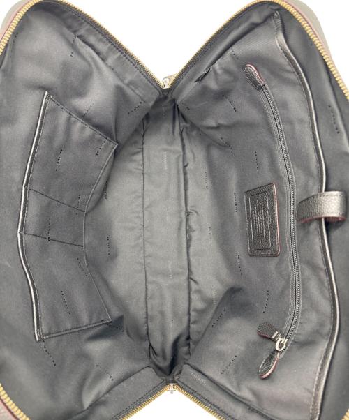 COACH（コーチ）COACH (コーチ) Metropolitan Soft Brief In Refined Pebble Leather ブラックの古着・服飾アイテム