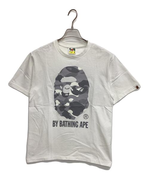 A BATHING APE（アベイシングエイプ）A BATHING APE (アベイシングエイプ) 半袖カットソー ホワイト サイズ:Mの古着・服飾アイテム