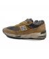 NEW BALANCE (ニューバランス) スニーカー グレー×ブラウン サイズ:UK8：10000円