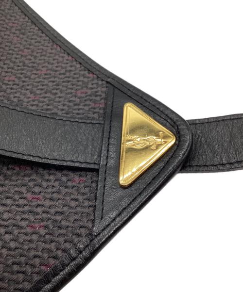 Yves Saint Laurent（イヴサンローラン）Yves Saint Laurent (イヴサンローラン) ショルダーバッグ ブラックの古着・服飾アイテム