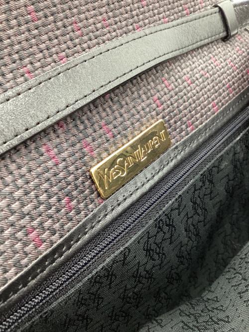 Yves Saint Laurent（イヴサンローラン）Yves Saint Laurent (イヴサンローラン) ショルダーバッグ ブラックの古着・服飾アイテム