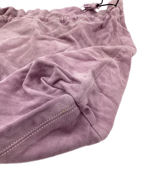 Salvatore Ferragamo（サルヴァトーレ フェラガモ）Salvatore Ferragamo (サルヴァトーレ フェラガモ) プラハンドルハンドバッグ シルバー×ラベンダーの古着・服飾アイテム