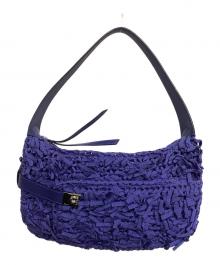 Salvatore Ferragamo（サルヴァトーレ フェラガモ）の古着「ガンチーニ・ブレイド・ホーボー・ショルダーバッグ」｜ブルー