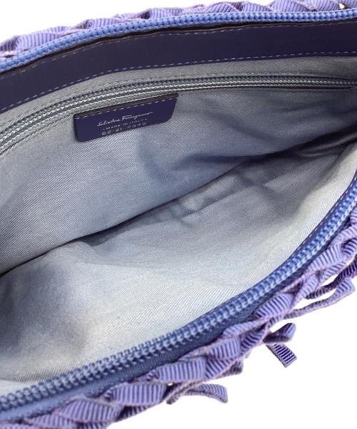 Salvatore Ferragamo（サルヴァトーレ フェラガモ）Salvatore Ferragamo (サルヴァトーレ フェラガモ) ハンドバッグ ブルーの古着・服飾アイテム