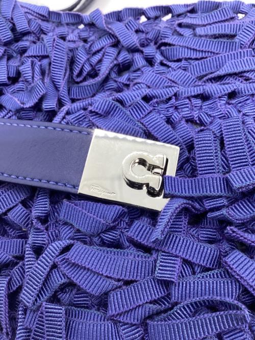 Salvatore Ferragamo（サルヴァトーレ フェラガモ）Salvatore Ferragamo (サルヴァトーレ フェラガモ) ハンドバッグ ブルーの古着・服飾アイテム