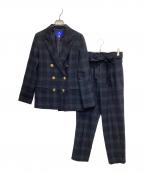 BLUE LABEL CRESTBRIDGEブルーレーベルクレストブリッジ）の古着「セットアップ」｜ダークグリーン×ブラック