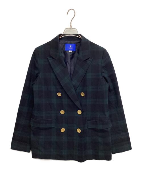 BLUE LABEL CRESTBRIDGE（ブルーレーベルクレストブリッジ）BLUE LABEL CRESTBRIDGE (ブルーレーベルクレストブリッジ) セットアップ ダークグリーン×ブラック サイズ:38の古着・服飾アイテム