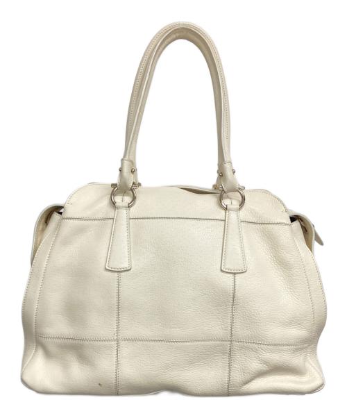 Salvatore Ferragamo（サルヴァトーレ フェラガモ）Salvatore Ferragamo (サルヴァトーレ フェラガモ) トートバッグ アイボリーの古着・服飾アイテム