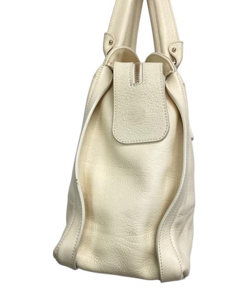 Salvatore Ferragamo（サルヴァトーレ フェラガモ）Salvatore Ferragamo (サルヴァトーレ フェラガモ) トートバッグ アイボリーの古着・服飾アイテム