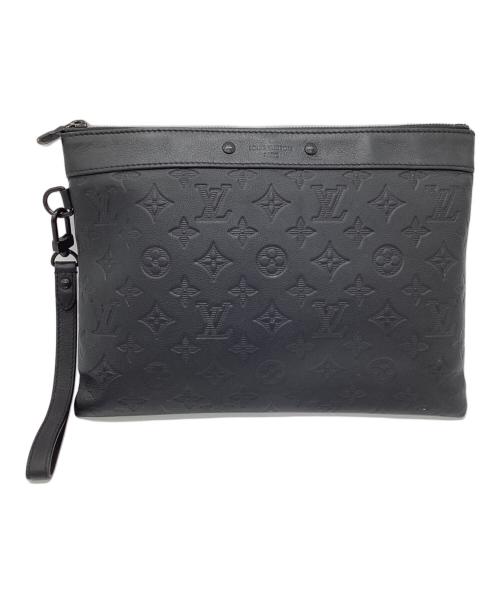 LOUIS VUITTON（ルイ ヴィトン）LOUIS VUITTON (ルイ ヴィトン) クラッチバッグ ポシェット・トゥ・ゴー ブラックの古着・服飾アイテム