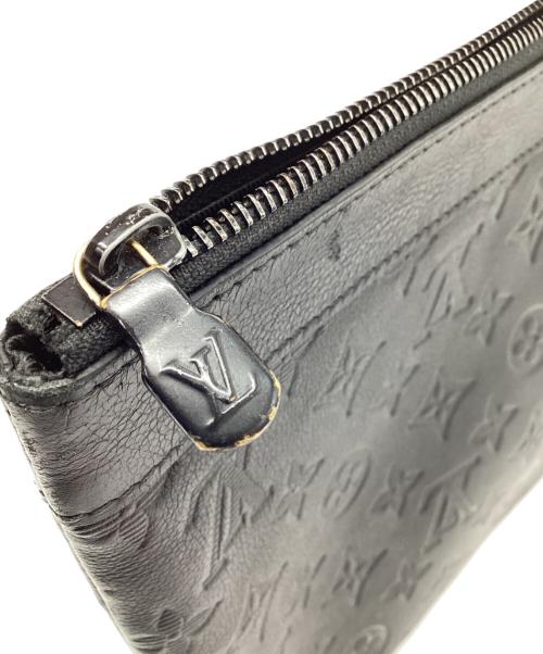 LOUIS VUITTON（ルイ ヴィトン）LOUIS VUITTON (ルイ ヴィトン) クラッチバッグ ポシェット・トゥ・ゴー ブラックの古着・服飾アイテム