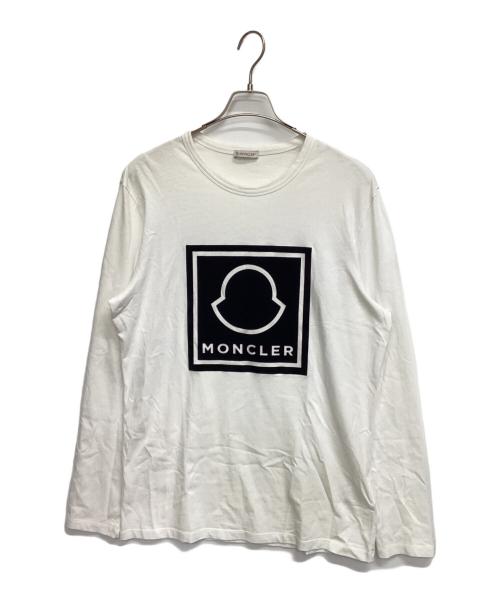 MONCLER（モンクレール）MONCLER (モンクレール) 長袖カットソー ホワイト サイズ:XLの古着・服飾アイテム