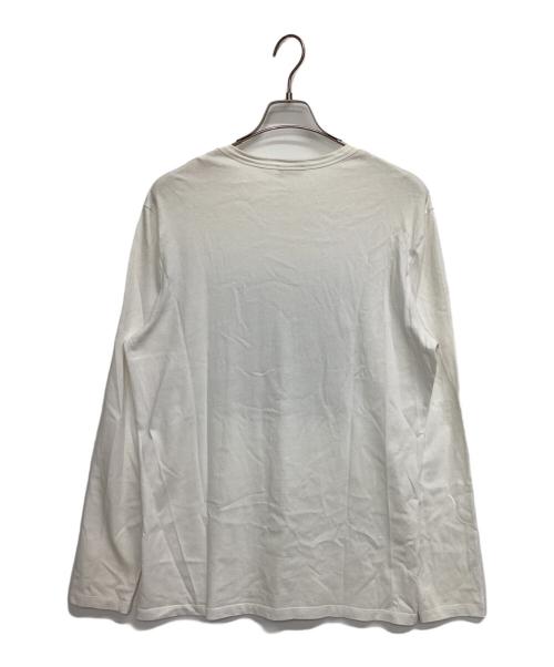 MONCLER（モンクレール）MONCLER (モンクレール) 長袖カットソー ホワイト サイズ:XLの古着・服飾アイテム