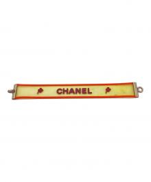 CHANEL（シャネル）の古着「ラバーブレスレット」｜オレンジ×パープル