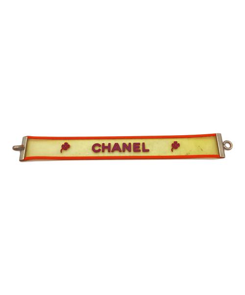 CHANEL（シャネル）CHANEL (シャネル) ラバーブレスレット オレンジ×パープルの古着・服飾アイテム