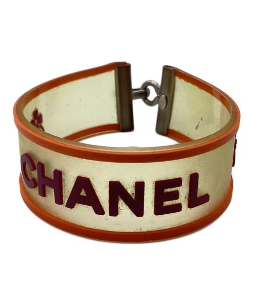 CHANEL（シャネル）CHANEL (シャネル) ラバーブレスレット オレンジ×パープルの古着・服飾アイテム