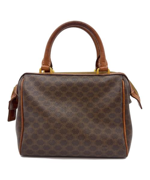 CELINE（セリーヌ）CELINE (セリーヌ) マカダムハンドバッグ ブラウンの古着・服飾アイテム