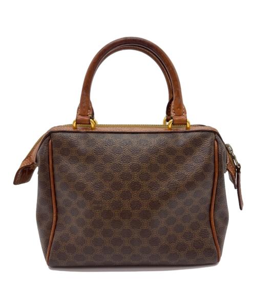 CELINE（セリーヌ）CELINE (セリーヌ) マカダムハンドバッグ ブラウンの古着・服飾アイテム