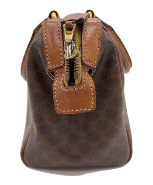 CELINE（セリーヌ）CELINE (セリーヌ) マカダムハンドバッグ ブラウンの古着・服飾アイテム