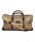 Burberry'sバーバリー）の古着「ボストンバッグ」｜ブラウン