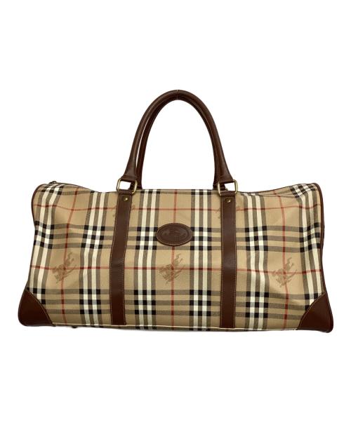 Burberry's（バーバリー）Burberry's (バーバリー) ボストンバッグ ブラウンの古着・服飾アイテム