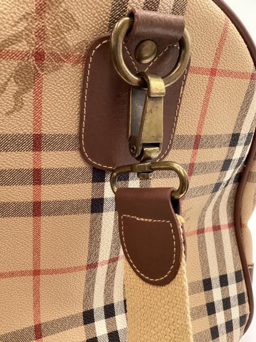 Burberry's（バーバリー）Burberry's (バーバリー) ボストンバッグ ブラウンの古着・服飾アイテム