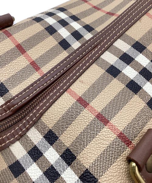 Burberry's（バーバリー）Burberry's (バーバリー) ボストンバッグ ブラウンの古着・服飾アイテム