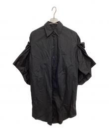 MM6 Maison Margiela（エムエムシックスメゾンマルジェラ）の古着「半袖ワンピース」｜ブラック