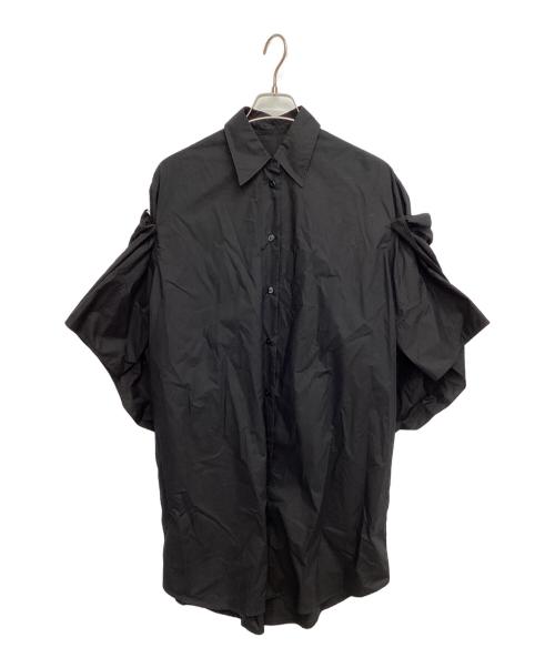 MM6 Maison Margiela（エムエムシックスメゾンマルジェラ）MM6 Maison Margiela (エムエムシックスメゾンマルジェラ) 半袖ワンピース ブラック サイズ:38の古着・服飾アイテム