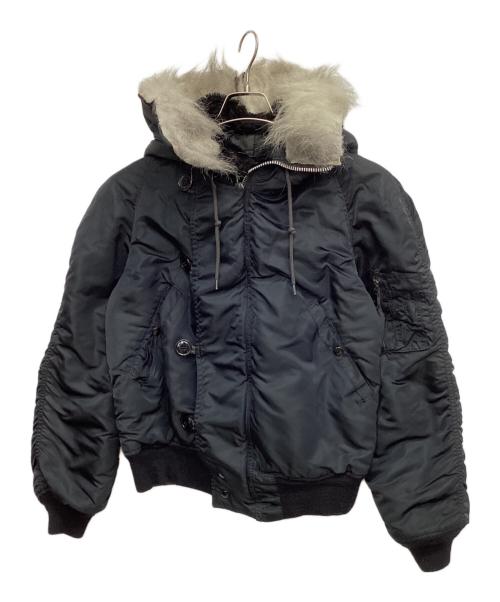 ALPHA（アルファ）ALPHA (アルファ) N-2Bジャケット USA製 ブラック サイズ:Sの古着・服飾アイテム