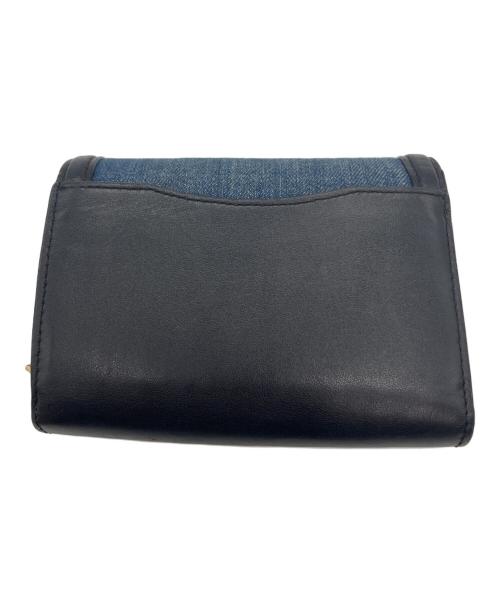 COACH（コーチ）COACH (コーチ) デニムミディアムフラップウォレット インディゴの古着・服飾アイテム