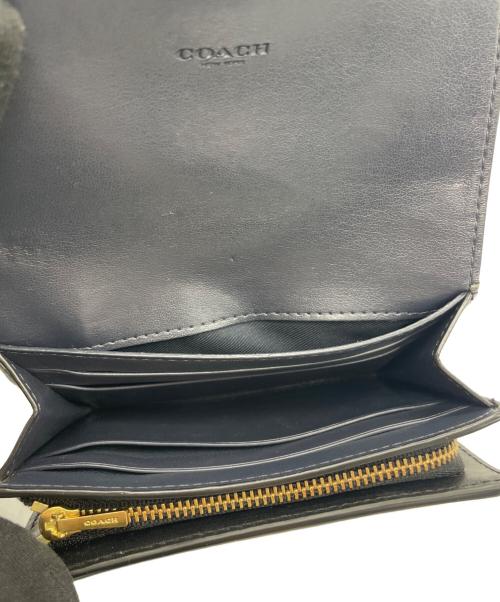 COACH（コーチ）COACH (コーチ) デニムミディアムフラップウォレット インディゴの古着・服飾アイテム