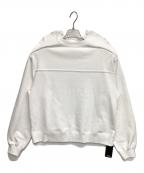 sodukスドーク）の古着「クルーネックスウェット folded over pullover」｜ホワイト