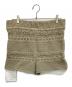 LEINWANDE (ラインヴァンド) ニットパンツ Mixed Race Shorts ベージュ サイズ:Free 未使用品：4000円