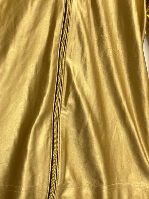 ISSEY MIYAKE（イッセイミヤケ）ISSEY MIYAKE (イッセイミヤケ) サテンジャケット ゴールド サイズ:Ｍの古着・服飾アイテム