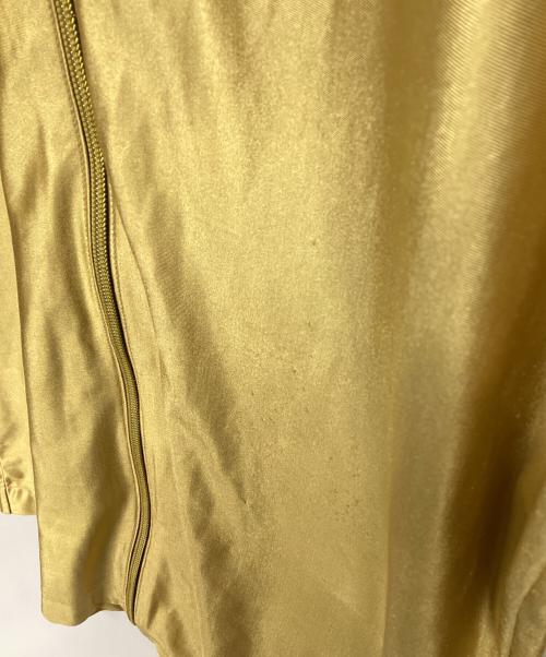 ISSEY MIYAKE（イッセイミヤケ）ISSEY MIYAKE (イッセイミヤケ) サテンジャケット ゴールド サイズ:Ｍの古着・服飾アイテム