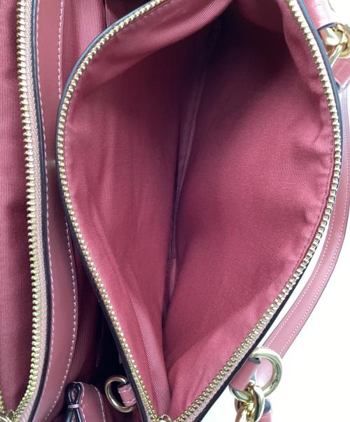 COACH（コーチ）COACH (コーチ) トートバッグ ベージュ×ピンクの古着・服飾アイテム