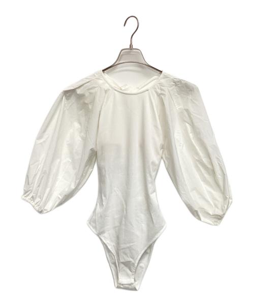 LEINWANDE（ラインヴァンド）LEINWANDE (ラインヴァンド) 半袖ブラウス ホワイト サイズ: Free 未使用品の古着・服飾アイテム