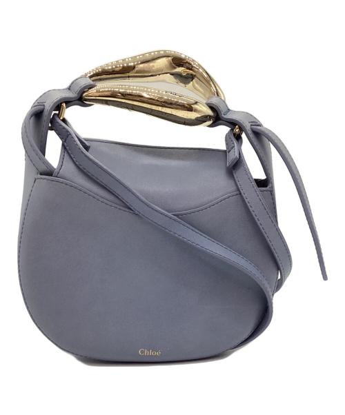 Chloe（クロエ）Chloe (クロエ) 2WAYバッグ ブルーの古着・服飾アイテム