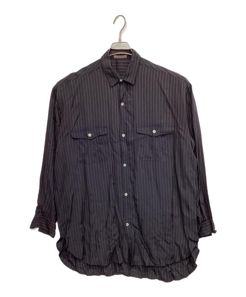 Y's for men（ワイズフォーメン）Y'S for men (ワイズフォーメン) 長袖シャツ ブラック×ブラウン サイズ:表記無しの古着・服飾アイテム